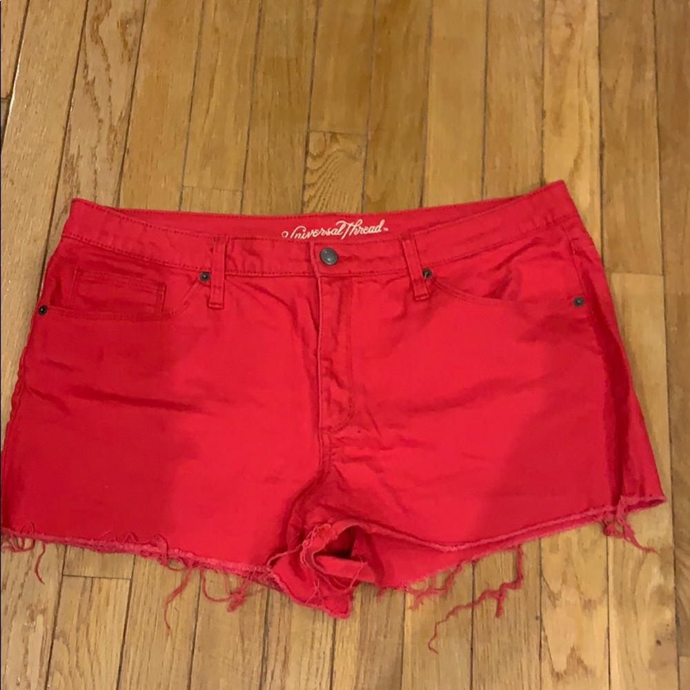 Denim shorts